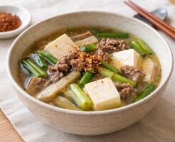 きょうの料理のレシピ・牛蒡と豆腐のおつゆ