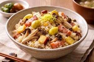 DAIGOも台所のレシピ・秋味たっぷり炊き込みご飯