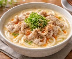 DAIGOも台所のレシピ・豚しゃぶ豆乳うどん