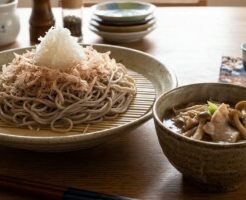 ノンストップのレシピ・豚キノコそば