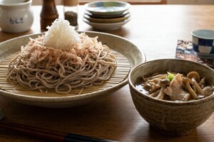 ノンストップのレシピ・豚キノコそば