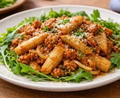 青空レストランのレシピ・連島ごぼうのサルシッチャスパイス炒め