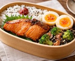 キューピー３分クッキングのレシピ・鮭のみそ漬け弁当