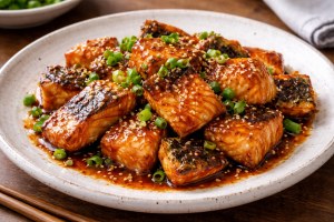 DAIGOも台所のレシピ・鮭の甘辛焼き