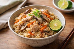 きょうの料理のレシピ・鶏の炊き込みご飯